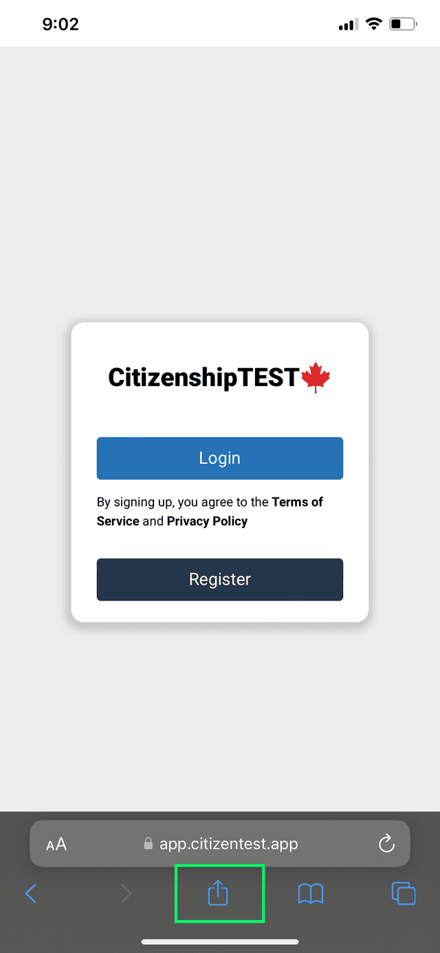 How to download Citizen Test onto your iphone